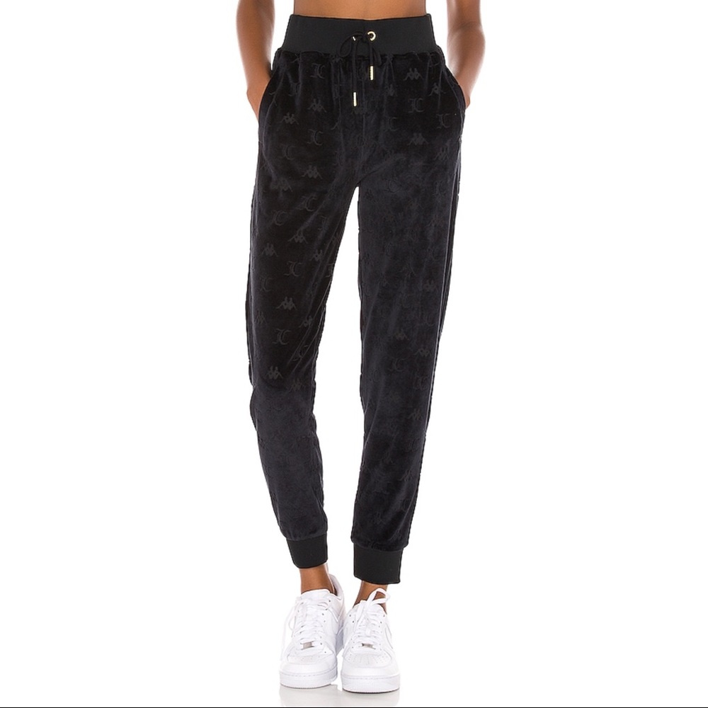 Kappa x Juicy Couture Eco Velour Jogger Pant Black